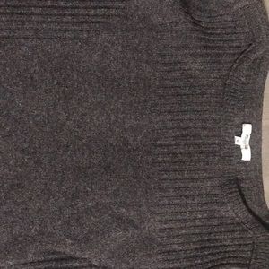 Lightweight Madewell Grey Boatneck Sweater